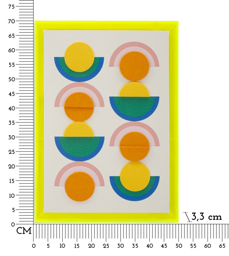 POP ART CANVAS PRINT WITH FRAME -W- CM 50 x 3,3 x 70