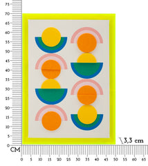POP ART CANVAS PRINT WITH FRAME -W- CM 50 x 3,3 x 70