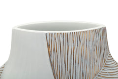 HO CHI MINH RESIN VASE CM 35X13,5X37,5 (HOLE CM 16X6)