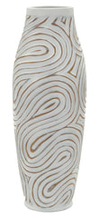 OBLIX RESIN VASE CM Ø 18,5X50 (HOLE CM Ø 9)