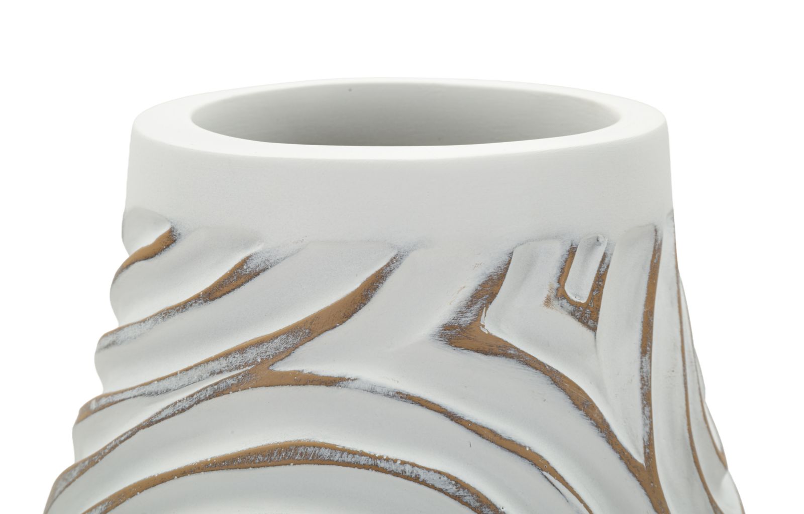 OBLIX RESIN VASE CM Ø 18,5X50 (HOLE CM Ø 9)