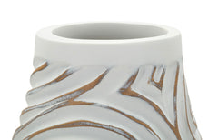 OBLIX RESIN VASE CM Ø 18,5X50 (HOLE CM Ø 9)