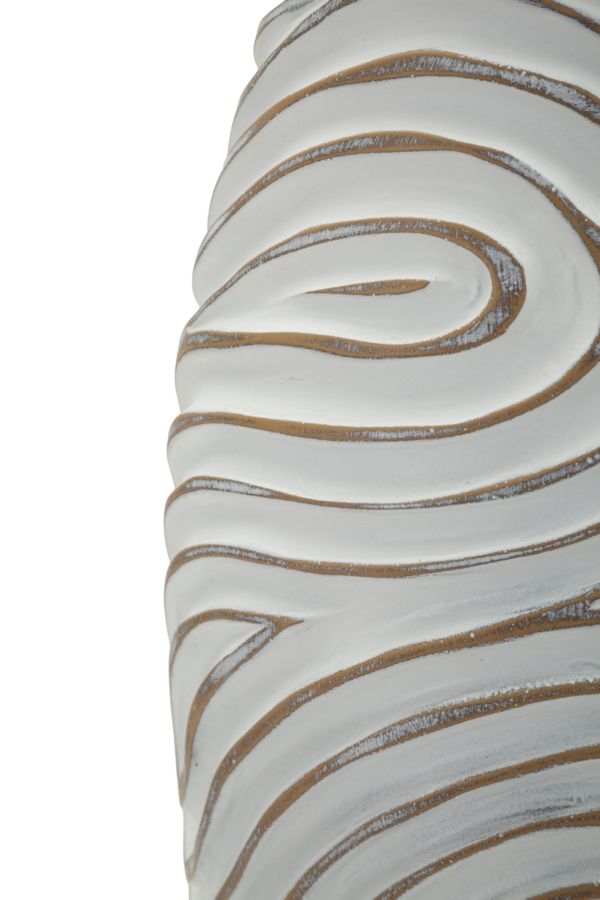 OBLIX RESIN VASE CM Ø 18,5X50 (HOLE CM Ø 9)