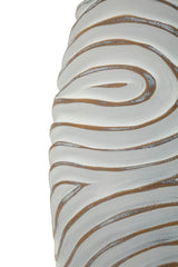 OBLIX RESIN VASE CM Ø 18,5X50 (HOLE CM Ø 9)