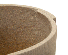 PERU' OUTDOOR CACHEPOT SET 3 PCS CM Ø 43X47-36X41,5-30,5X34,5
 (HOLE  CMØ27-33-39)