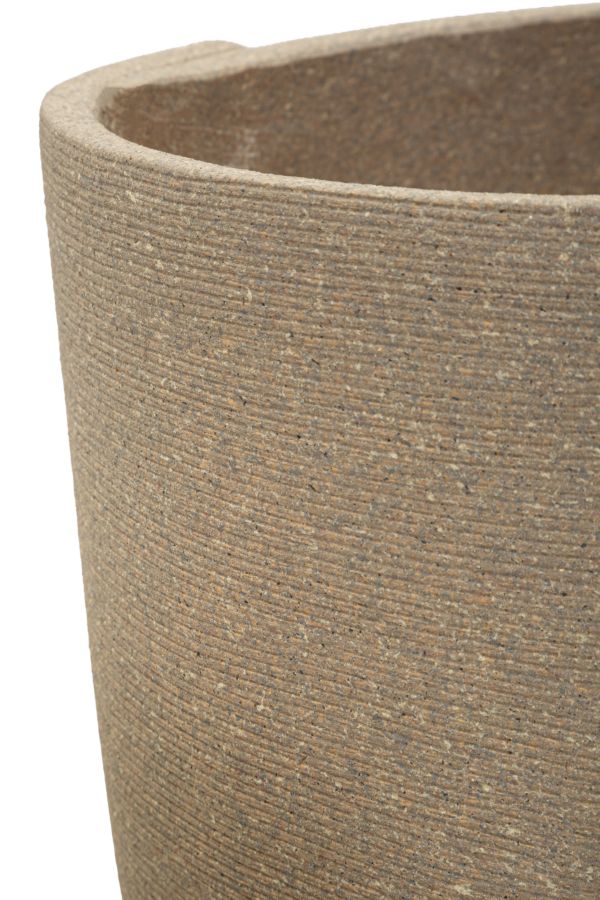 PERU' OUTDOOR CACHEPOT SET 3 PCS CM Ø 43X47-36X41,5-30,5X34,5
 (HOLE  CMØ27-33-39)