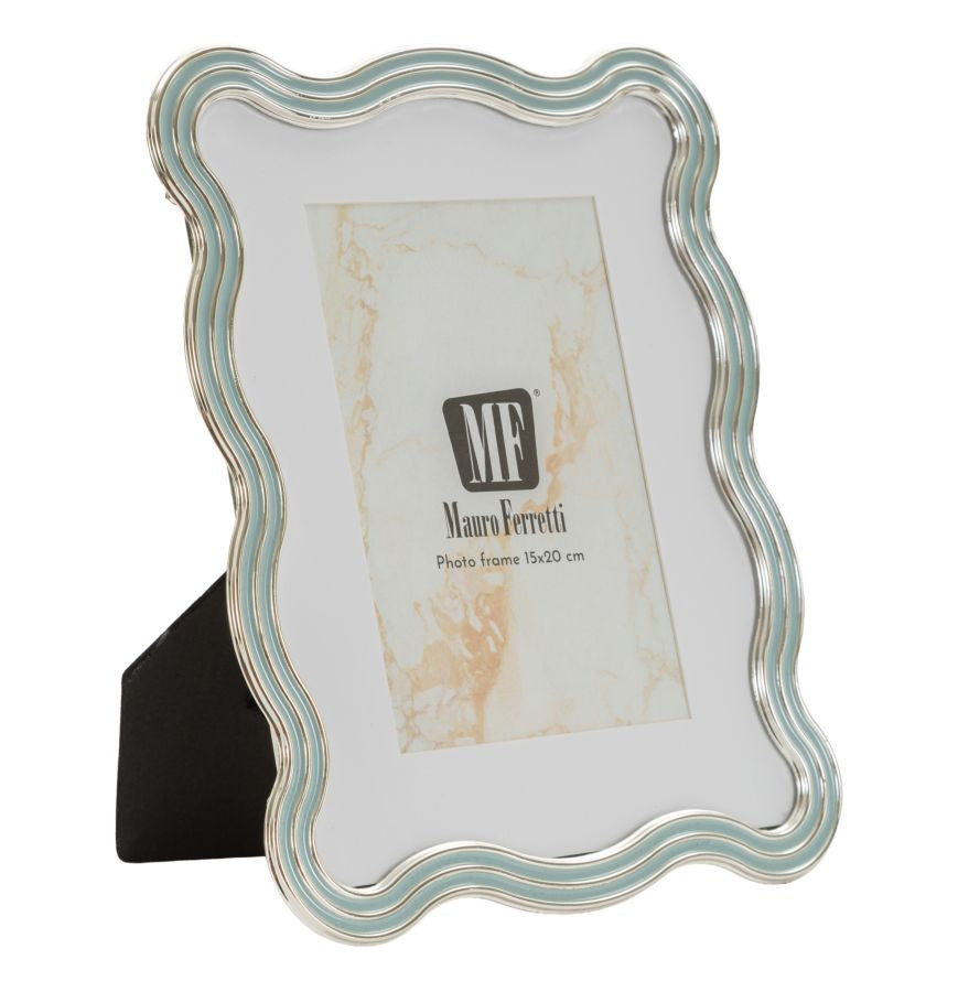 PHOTO FRAME ELIZABETH LIGHT BLUE CM 17,5X1,3X22,5 (INSIDE SIZE CM 15X20)