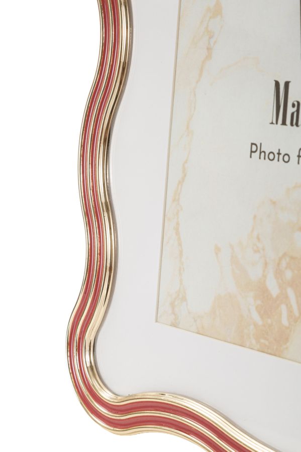 PHOTO FRAME ELIZABETH RED CM 22,7X1,3X27,6 (INSIDE SIZE CM 20X25) 