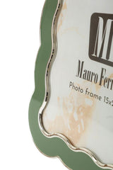 PHOTO FRAME CHARLOTTE GREEN CM 15,7X1,3X21,10 (INSIDE SIZE CM 12,5X17,5) 