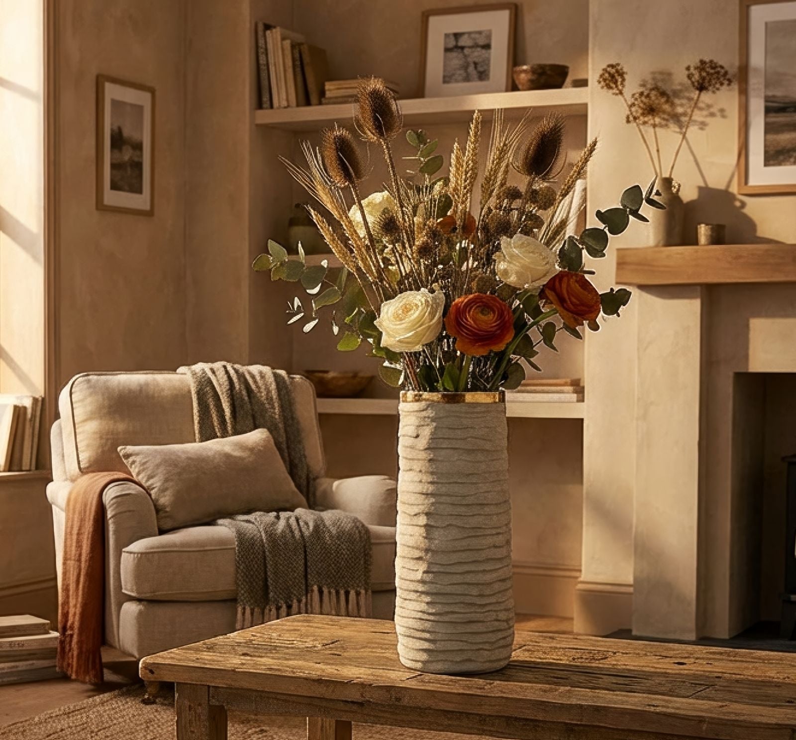 LIMA OPEN VASE CM Ø 15,5X40 (HOLE CM Ø 12)