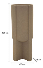 MOAI OUTDOOR VASE HOLDER CM Ø 42X101 (HOLE CM Ø 34)