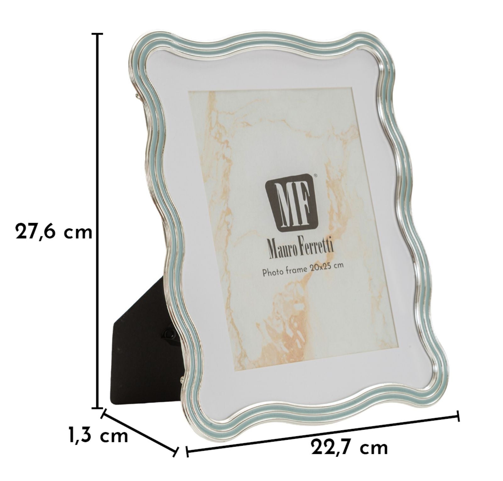 PHOTO FRAME ELIZABETH LIGHT BLUE CM 22,7X1,3X27,6 (INSIDE SIZE CM 20X25) 