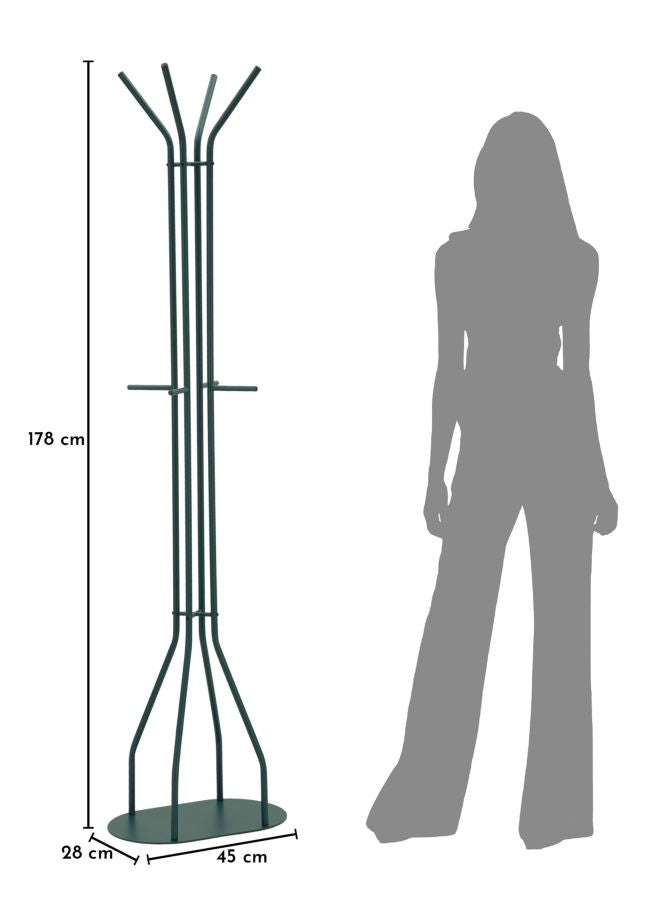 SATURN HANG CLOTHES TEAL CM 45X28X178