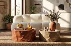NORIMBERGA COFFEE TABLE SET 2 PCS CM Ø 62X30-51X26