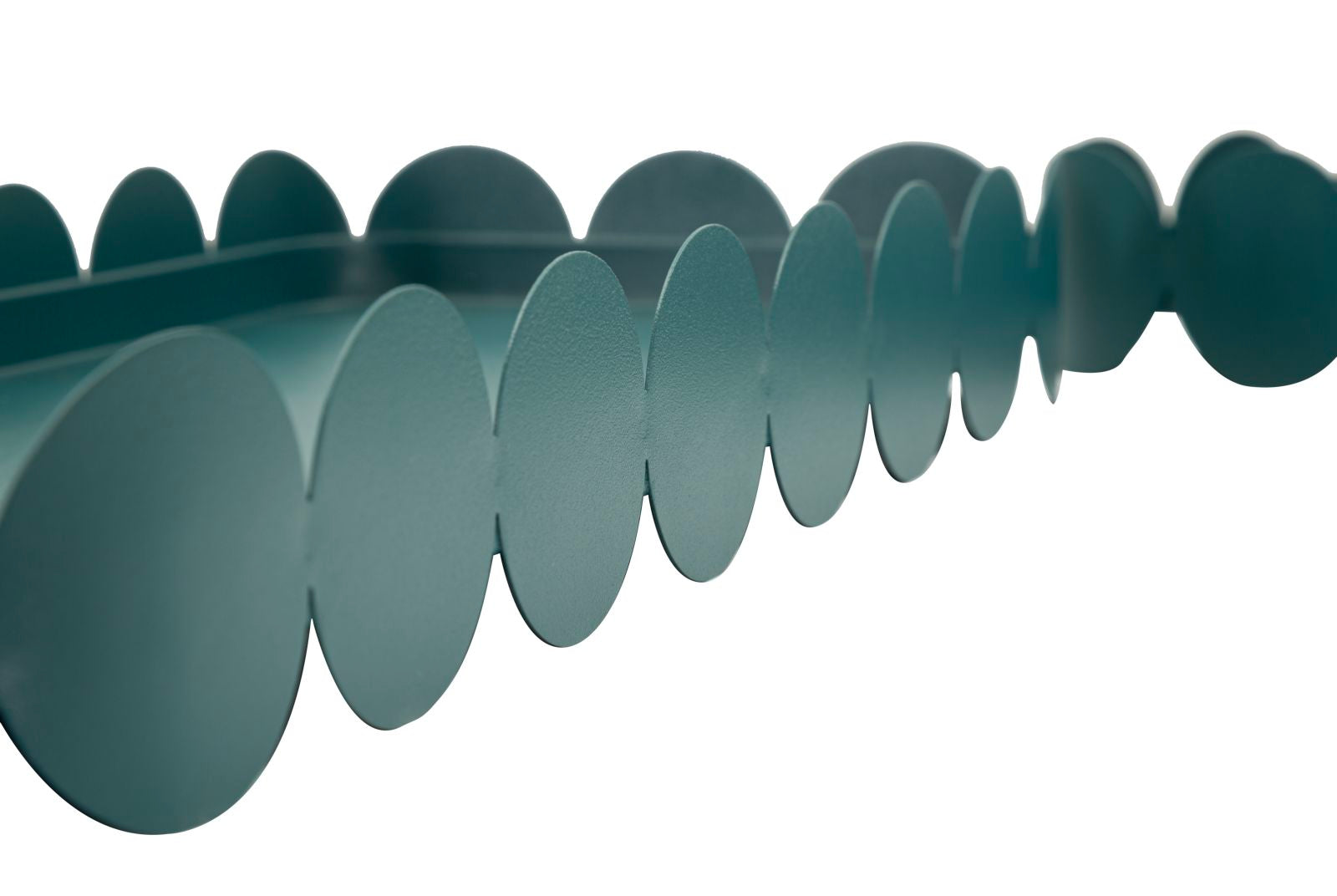 SATURN TRAY RECT. TEAL SET 2 PCS CM 40X16,5X4,5-29X12X4,5