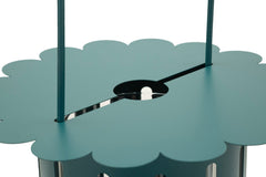 SATURN LANTERN TEAL CM Ø 24X43