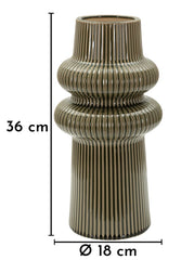 HARMONY VASE CM Ø 18X36 HOLE CM Ø 8)