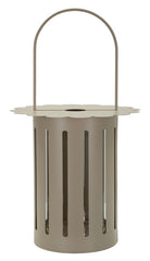 SATURN LANTERN DOVE GREY CM Ø 24X43