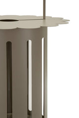 SATURN LANTERN DOVE GREY CM Ø 24X43