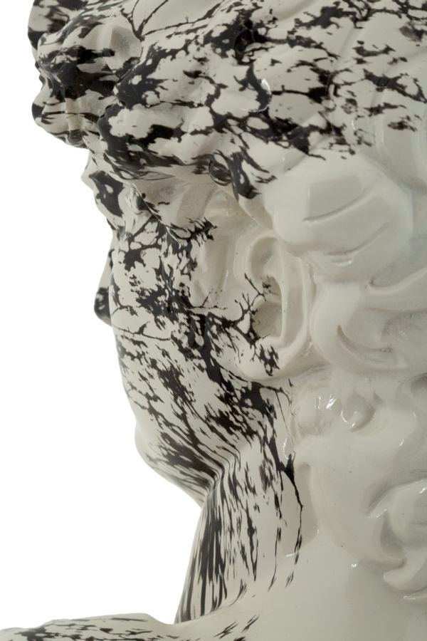 Oriental Style Head-Shaped Sculpture 18x16x30cm