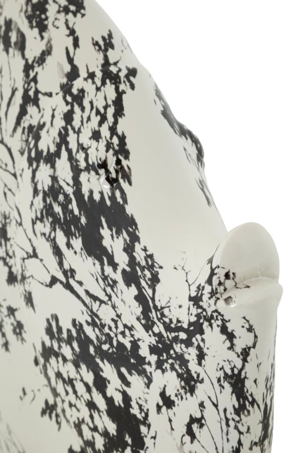 Oriental Style Fish-Shaped Sculpture 37X19X34cm