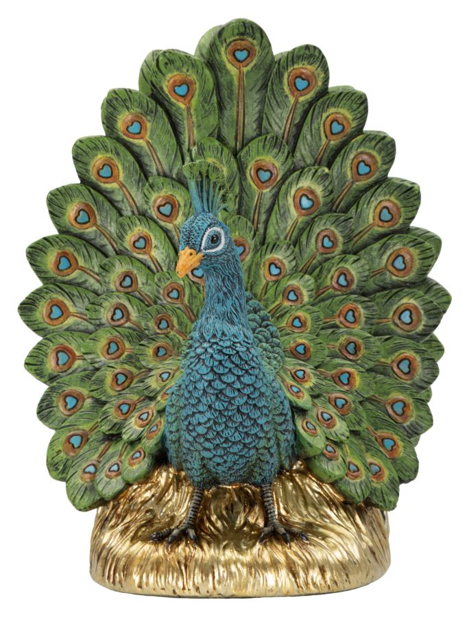 Peacock-Shaped Bookends, Eclectic Style, 20 x 15 x 19 cm
