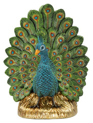 Peacock-Shaped Bookends, Eclectic Style, 20 x 15 x 19 cm