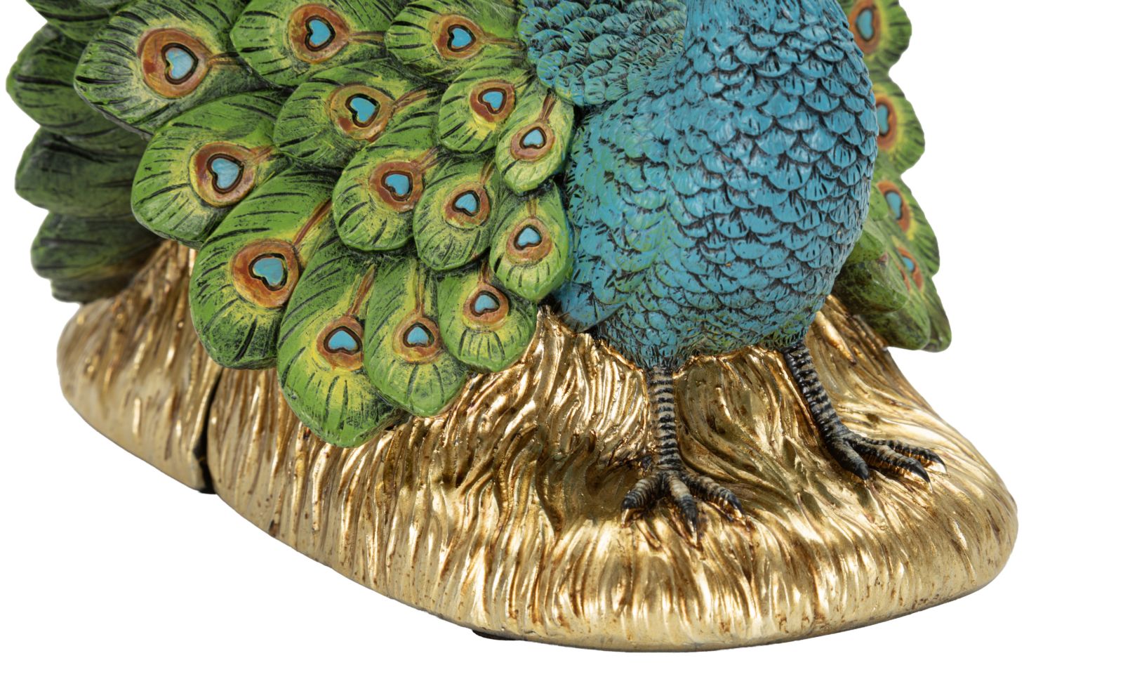 Peacock-Shaped Bookends, Eclectic Style, 20 x 15 x 19 cm