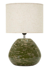 Green Contemporary Style Table Lamp 30x49 cm