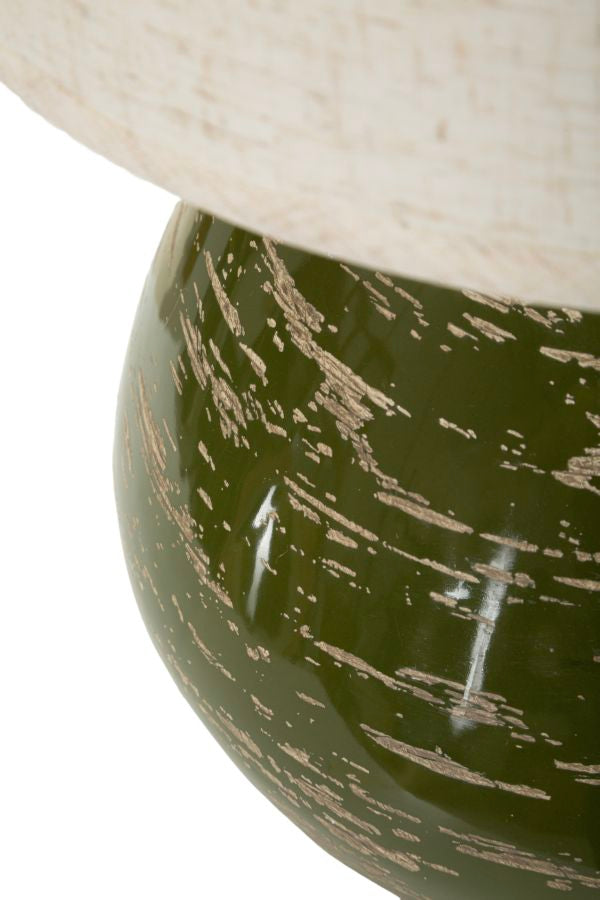 Green Contemporary Style Table Lamp 30x49 cm