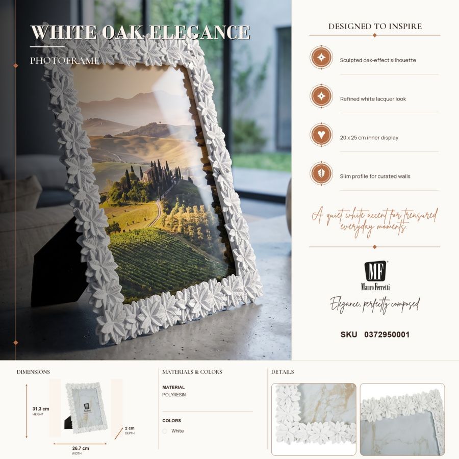 Romantic Floral Frame 26.7 x 2 x 31.3 cm
(Internal Measurements 20 x 25 cm)