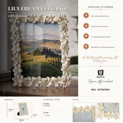 Romantic Floral Frame 27.5x2.3x32.5cm (Internal Measurement 20x25cm)