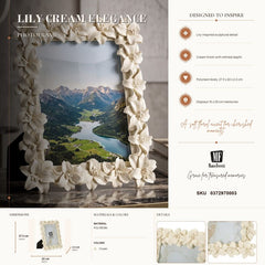 Romantic Floral Frame 22x2.2x27.3 cm
(Internal Measurements 15x20 cm)