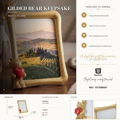 Glam Teddy Bear Frame 20.9 x 4.7 x 24.3 cm
(Internal Measurements 15 x 20 cm)