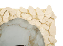 Frame with embossed butterflies, 20.3 x 2.3 x 25.8 cm (internal dimensions 15 x 20 cm)