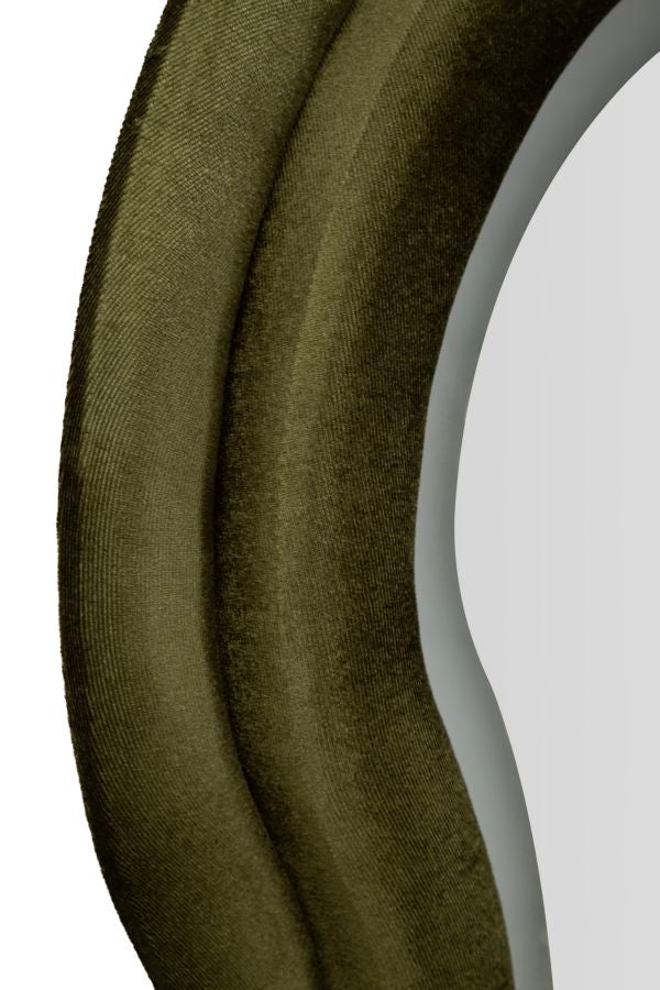 Wall Mirror with Irregular Frame and LED Lighting 60x160 cm