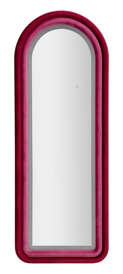Wall Mirror with Irregular Frame and LED Lighting 60x160 cm