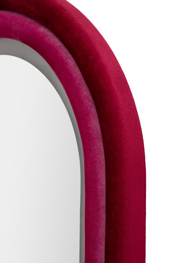 Wall Mirror with Irregular Frame and LED Lighting 60x160 cm