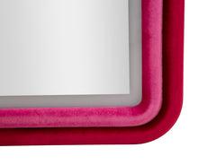 Wall Mirror with Irregular Frame and LED Lighting 60x160 cm
