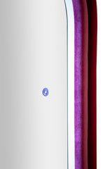 Wall Mirror with Irregular Frame and LED Lighting 60x160 cm