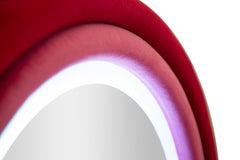 Wall Mirror with Irregular Frame and LED Lighting 60x160 cm