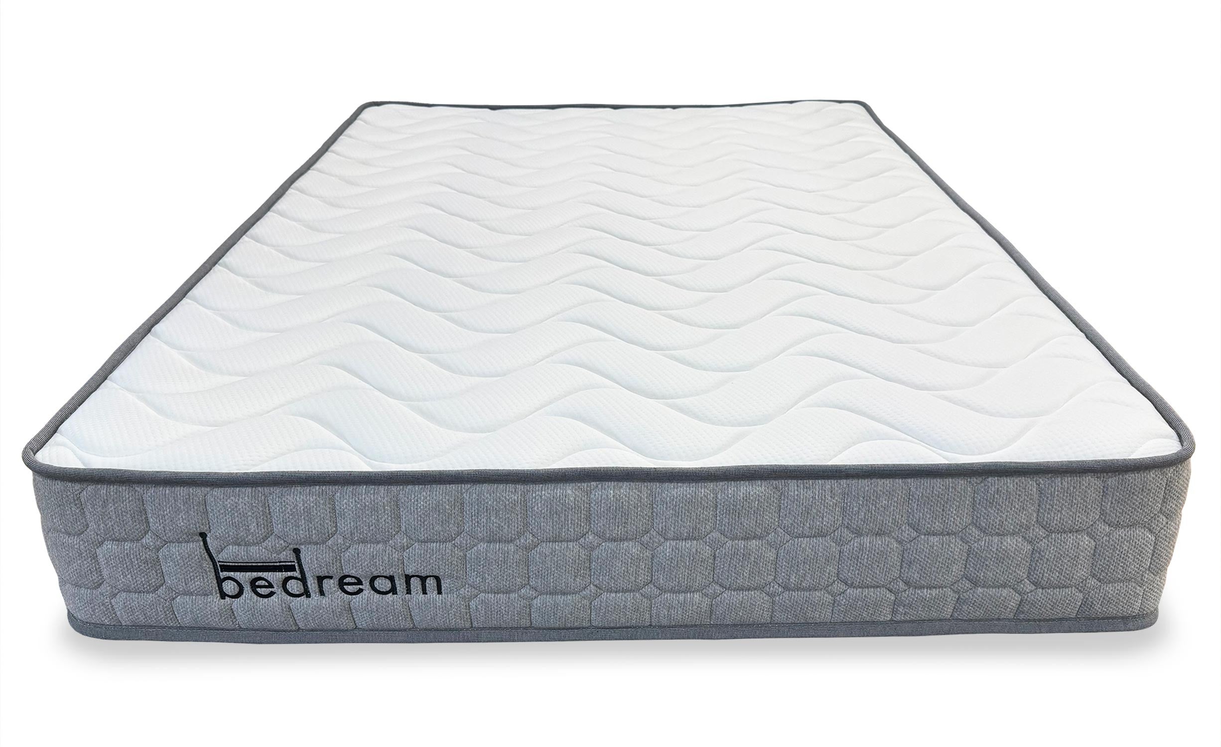 Pack Lit-coffre Songe + Matelas Bedream 140x190cm Velours Taupe