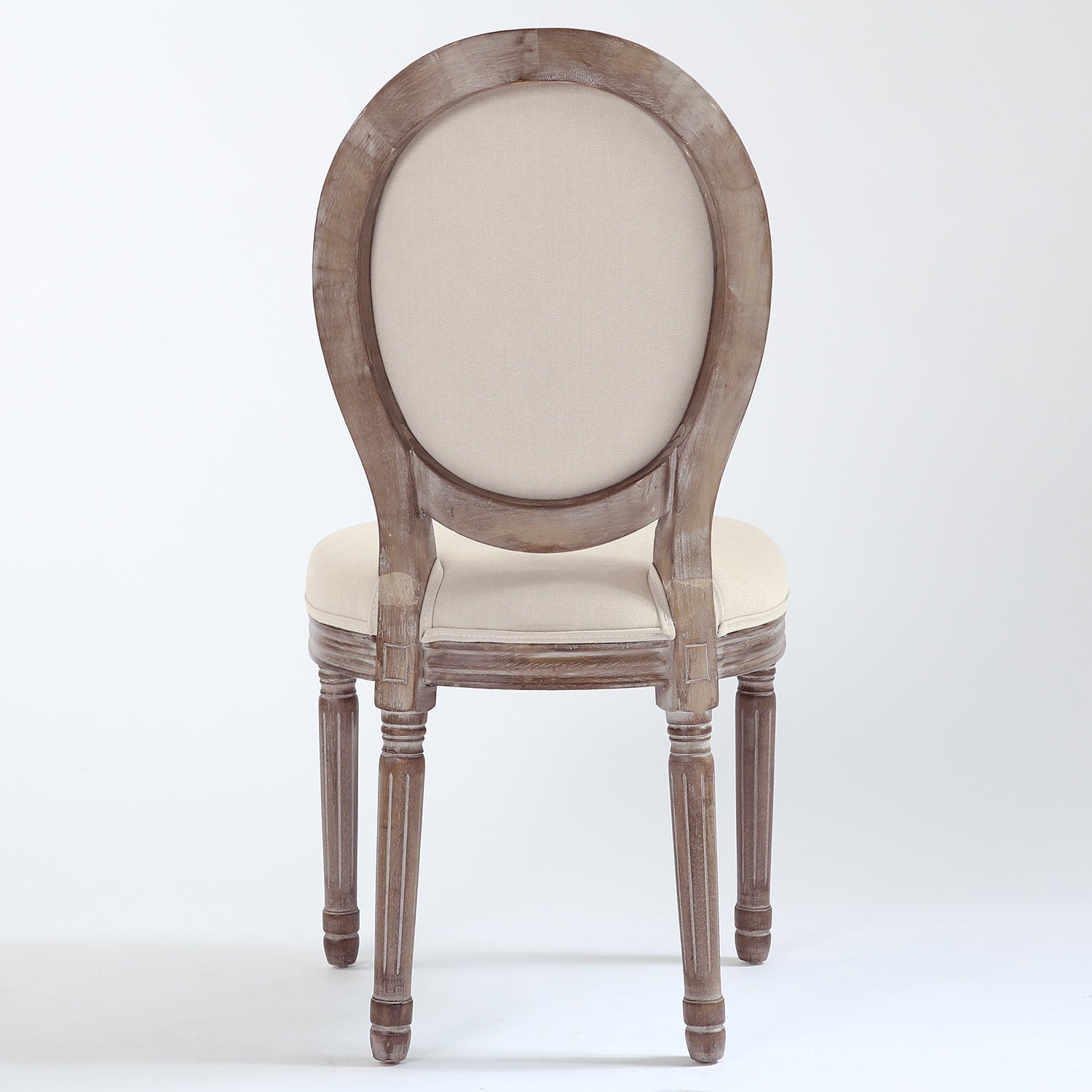 Lot de 20 chaises médaillon Royale tissu Beige