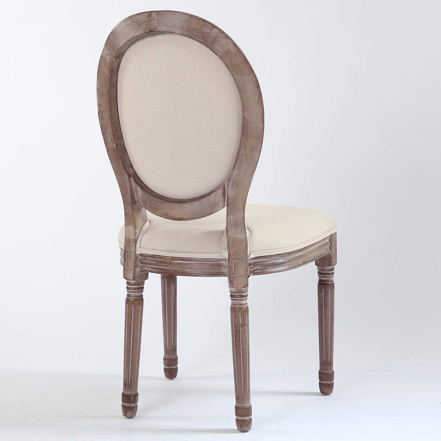 Lot de 20 chaises médaillon Royale tissu Beige