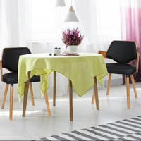 Set de 2 sillas Alica escandinavas madera natural y negro