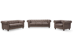 Fauteuil Abir au design rétro en simili cuir