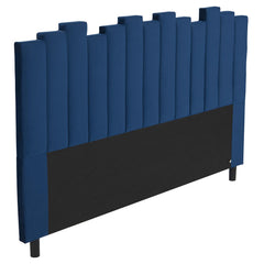 Tête de lit Arrias 180 cm velours bleu
