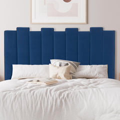Tête de lit Arrias 140 cm Velours bleu