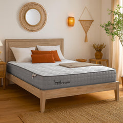 Matelas à ressorts ensachés 23cm Bedream accueil moelleux et soutien ferme 180x200cm-2