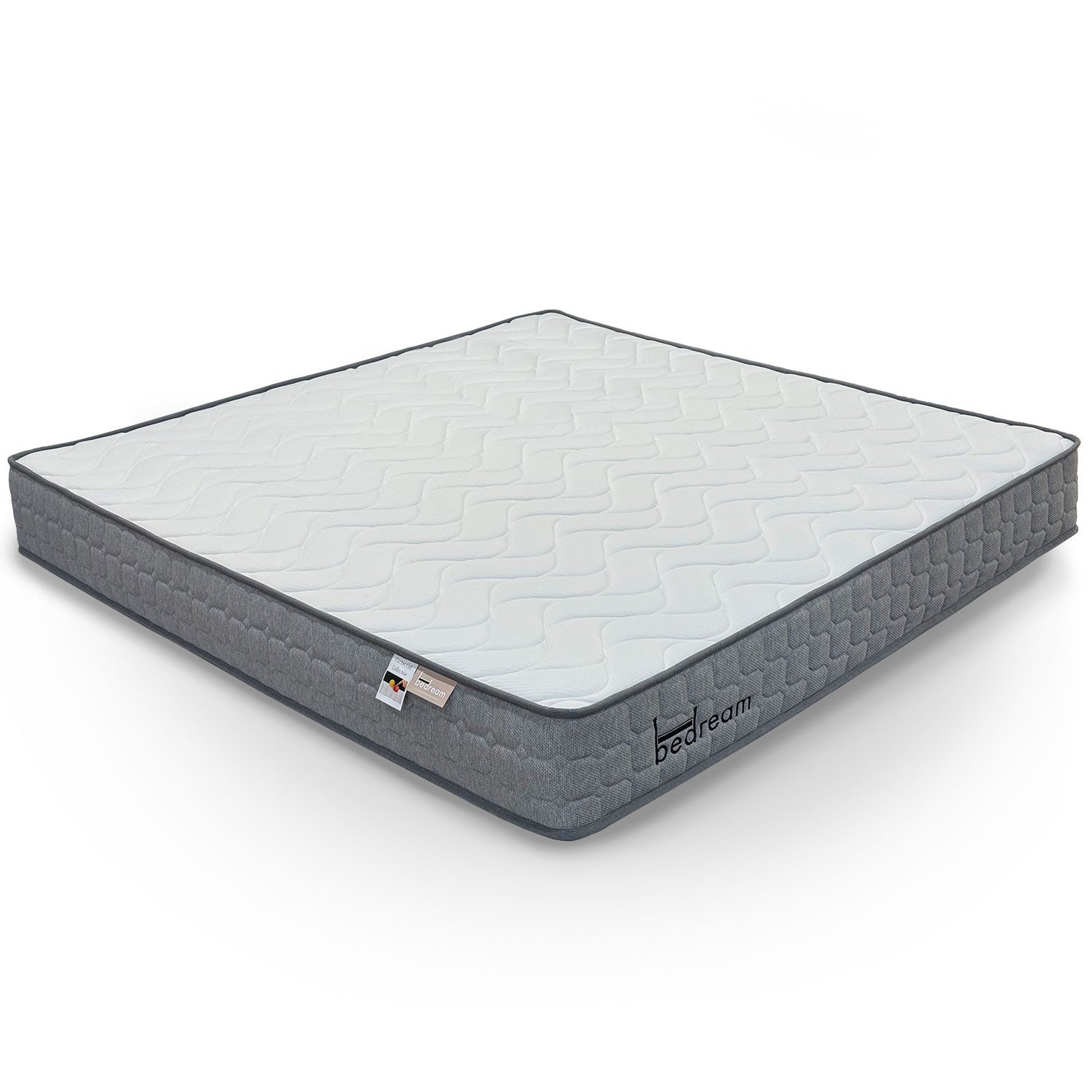 Matelas à ressorts ensachés 23cm Bedream accueil moelleux et soutien ferme 180x200cm